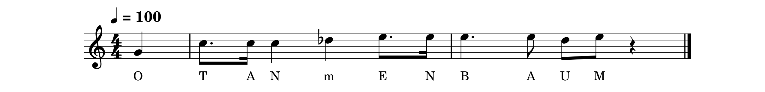 Modified sheet music for 'O Tannenbaum'